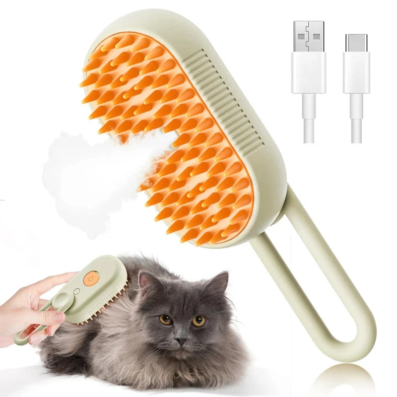 Pet Spray Brush 3-in-1