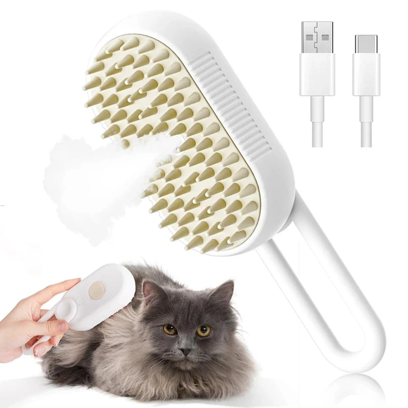 Pet Spray Brush 3-in-1